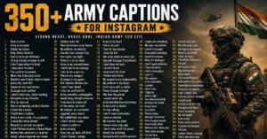 350+ Army Captions for Instagram